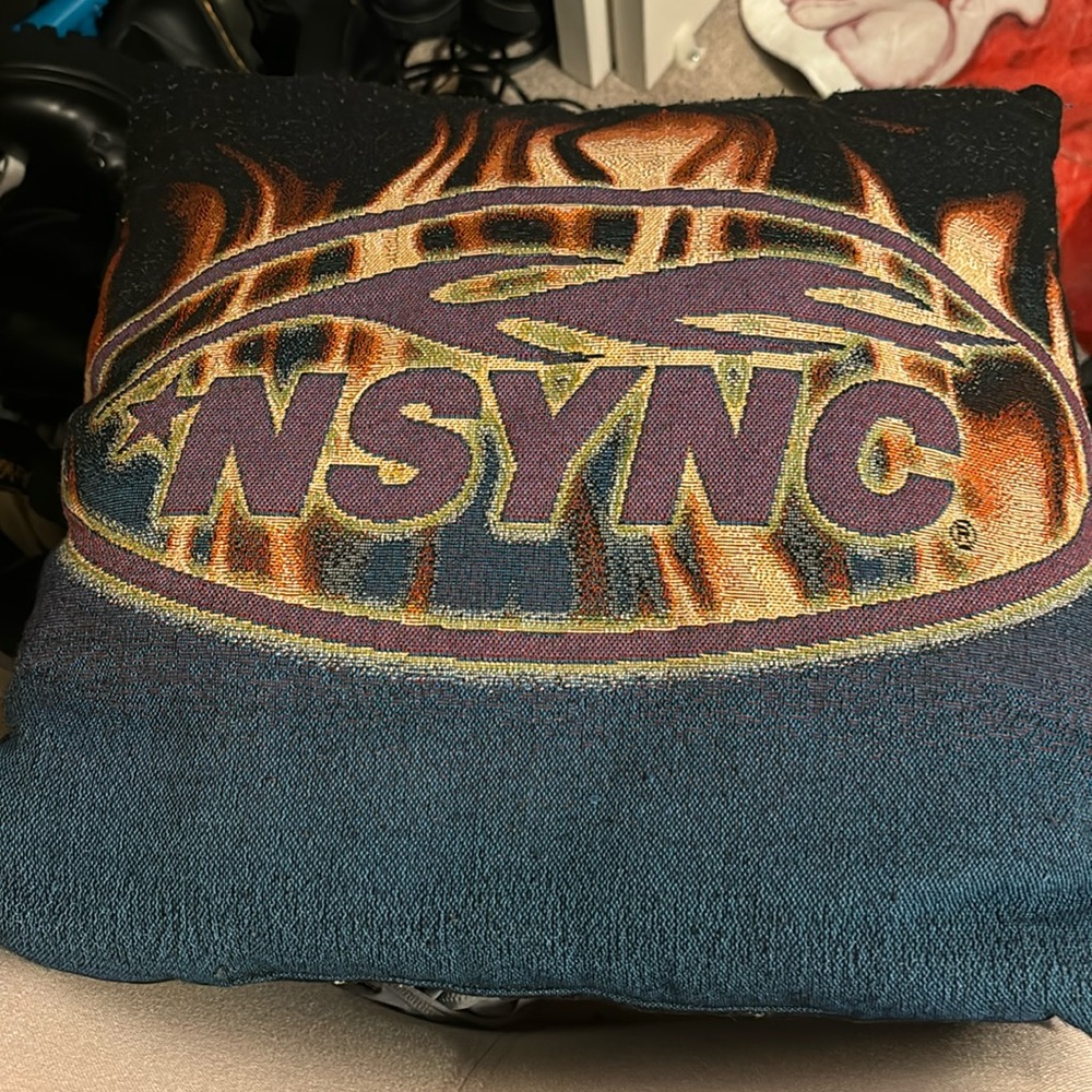 vtg nsync pillow